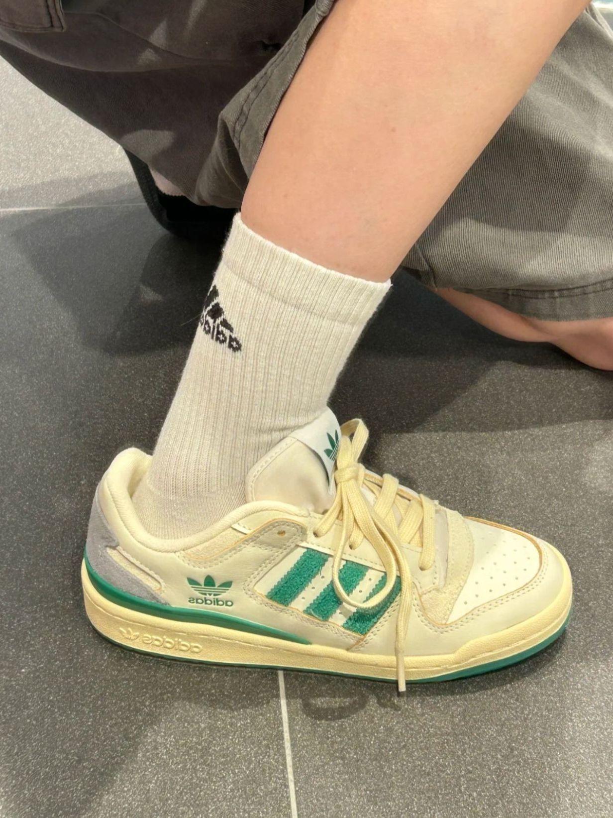 🔥【adidas Originals Forum Low CL | 白绿觉醒,踩出街头态度】🔥
